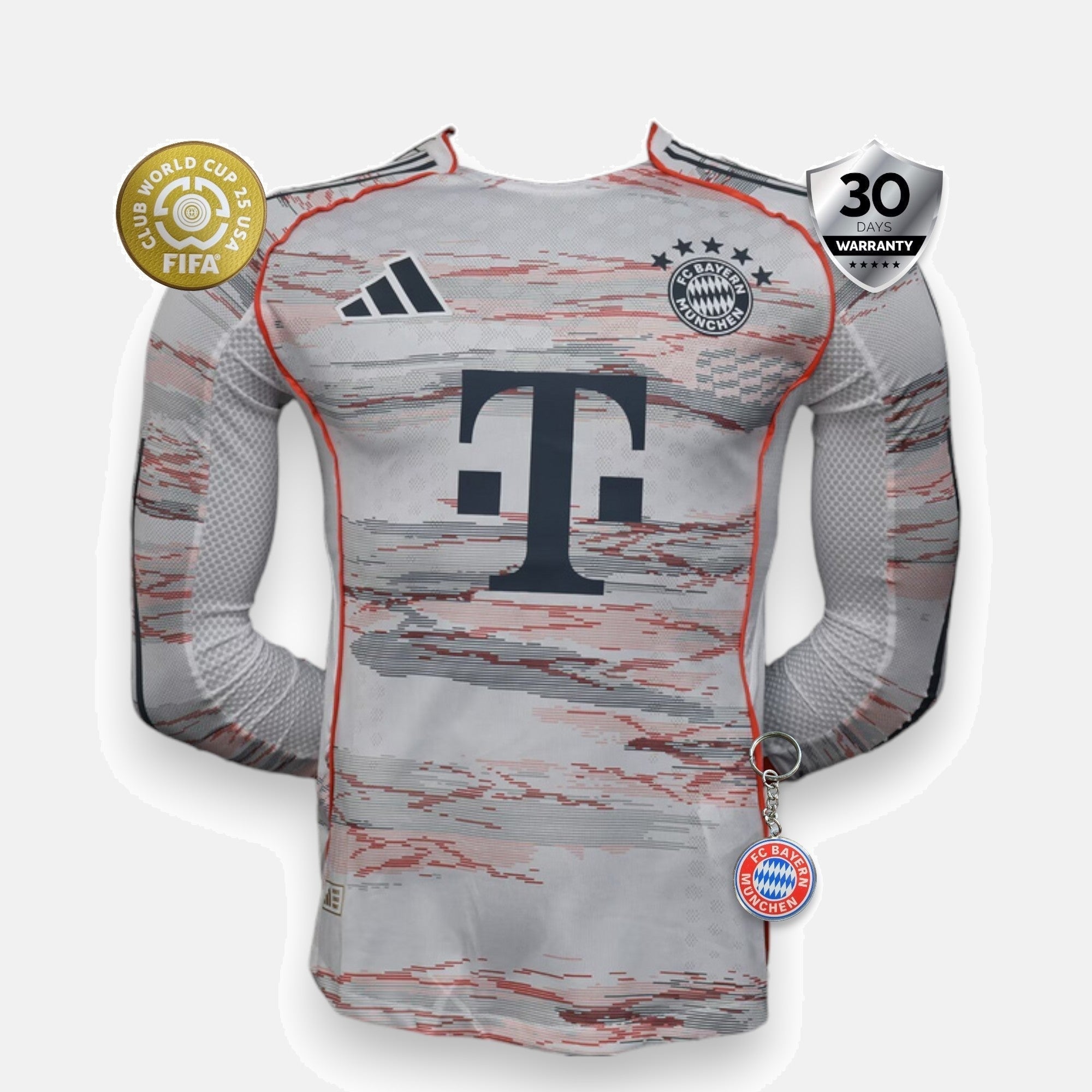 Bayern Munich Player Jersey Away 2025/26- Long Sleeve