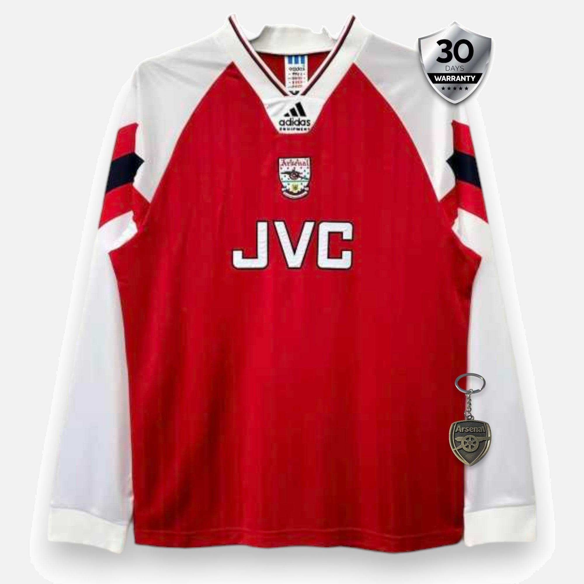 Arsenal Retro Jersey Home 1992/94 Long Sleeve - Remake