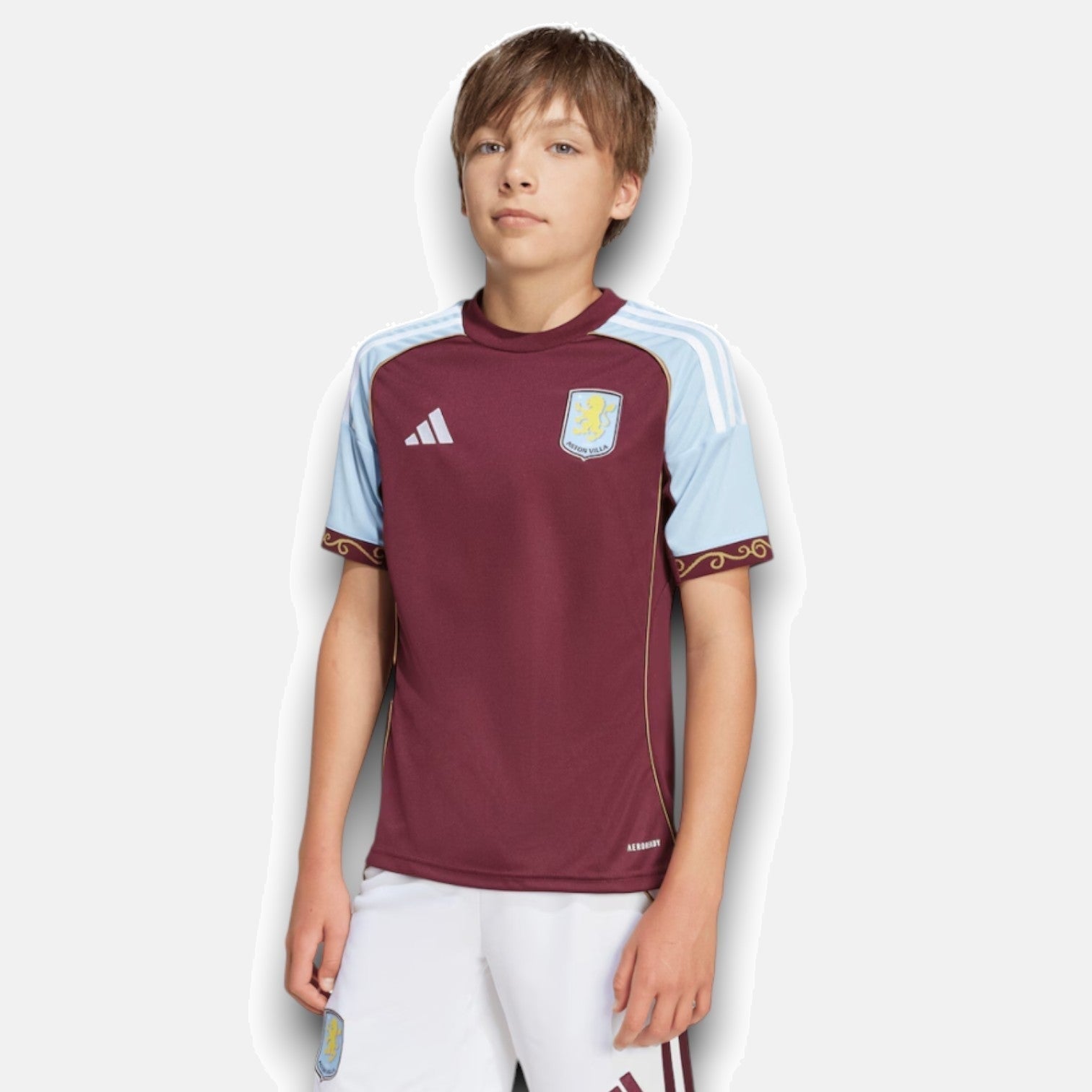 Kids Aston Villa Home Kit 2025/26