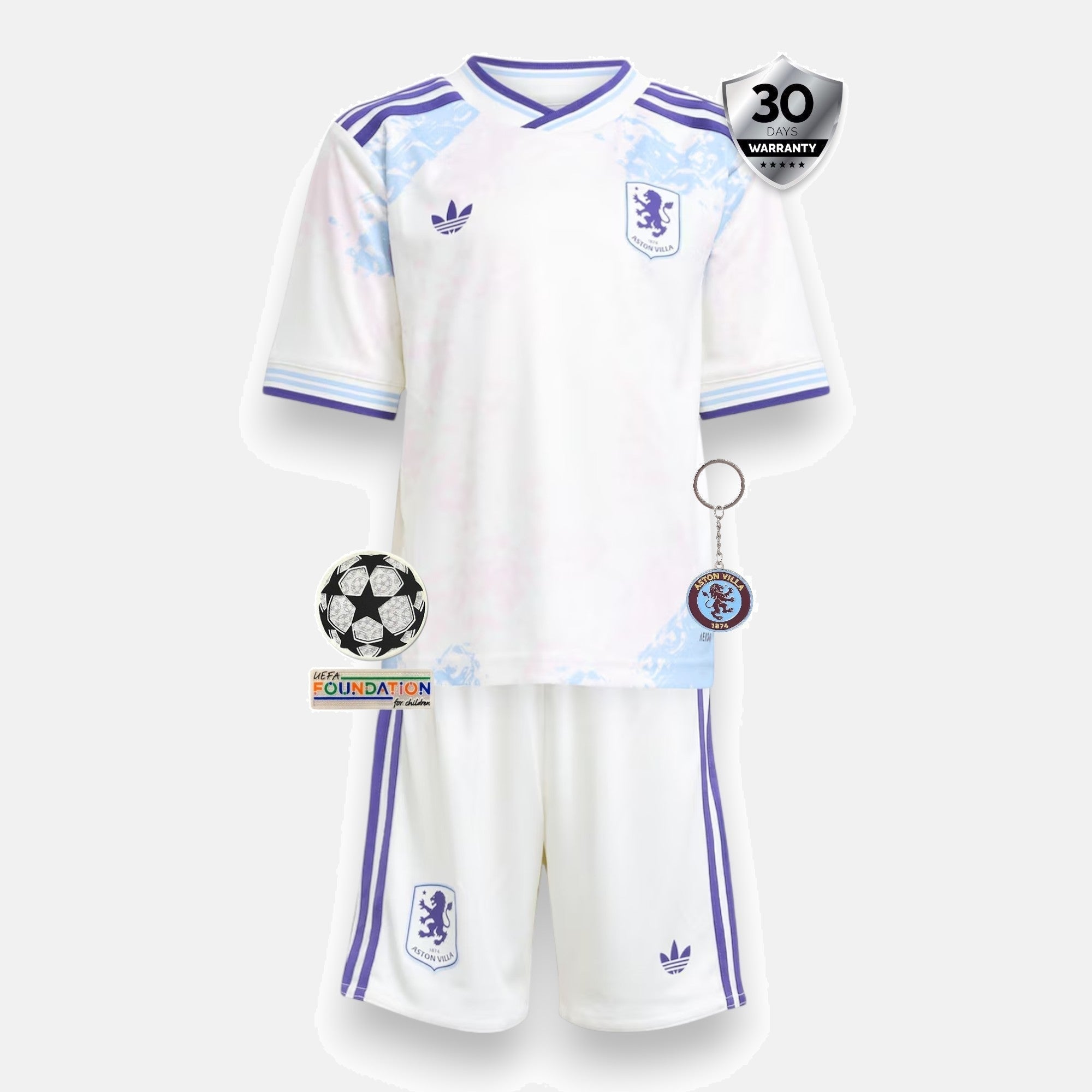 Kids Aston Villa Third Kit 2025/26